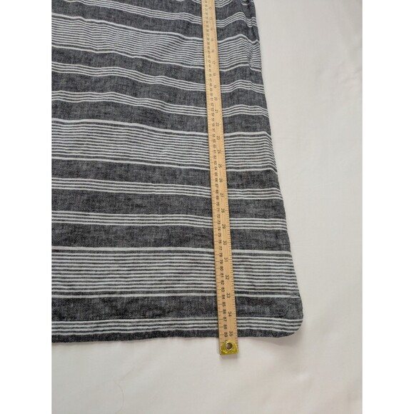 beachlunchlounge Womens Striped Sleeveless Crew Neck Midi‎ Shift Dress Size XL - Picture 3 of 9